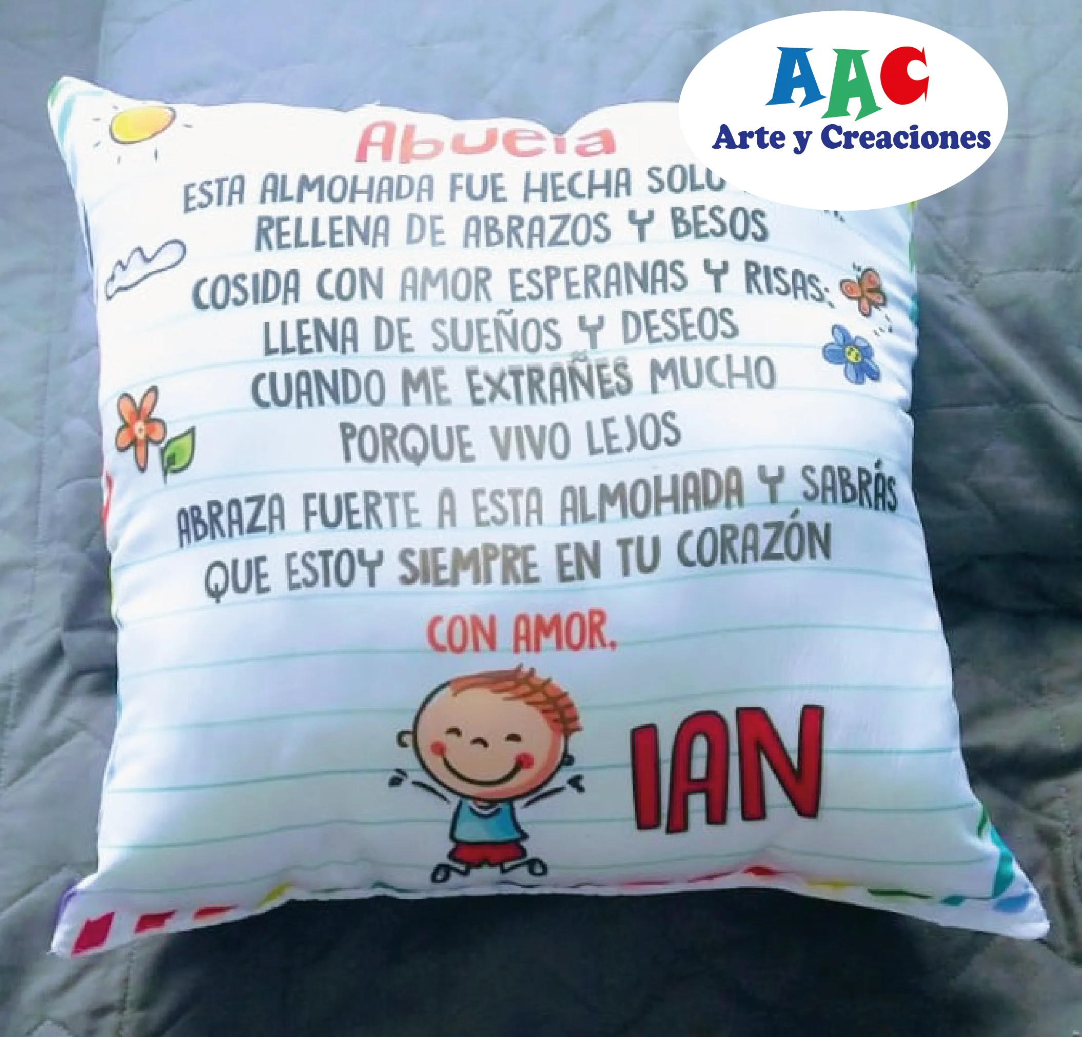 Cojín Personalizado Nieto